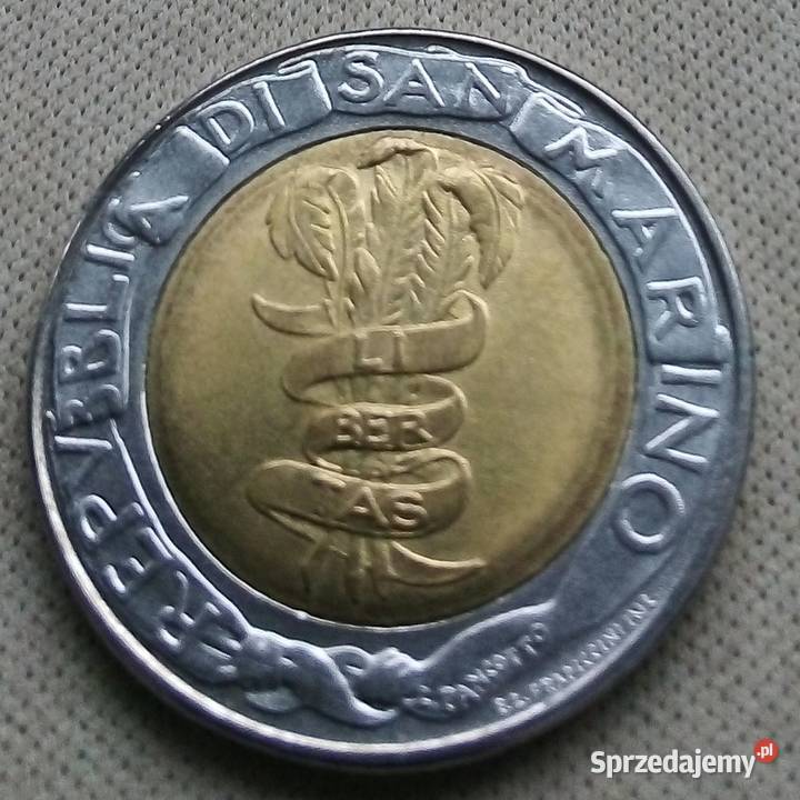 SAN MARINO 500 LIRÓW 1995 r FAOBIMETAL