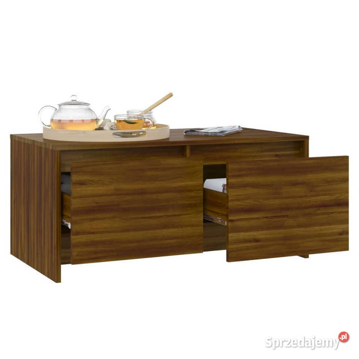 Stolik kawowy brązowy dąb 90x50x415 WM813031 Stoły mazowieckie Warszawa