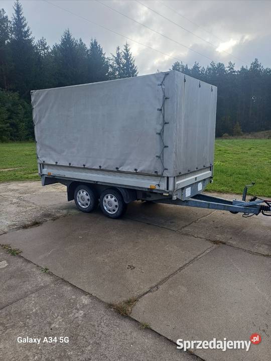 Przyczepa samochodowa burtowa 2000 Dmc Humbaur burtowe lubelskie Tomaszów Lubelski