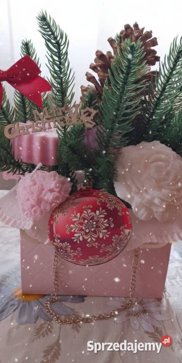 Box świąteczny z wosku sojowego