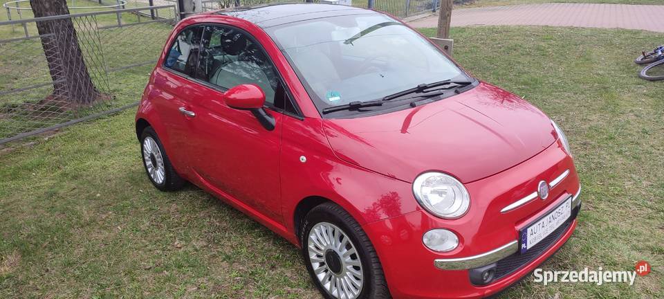Fiat 500 12benzpanorama dach klimatyzacja