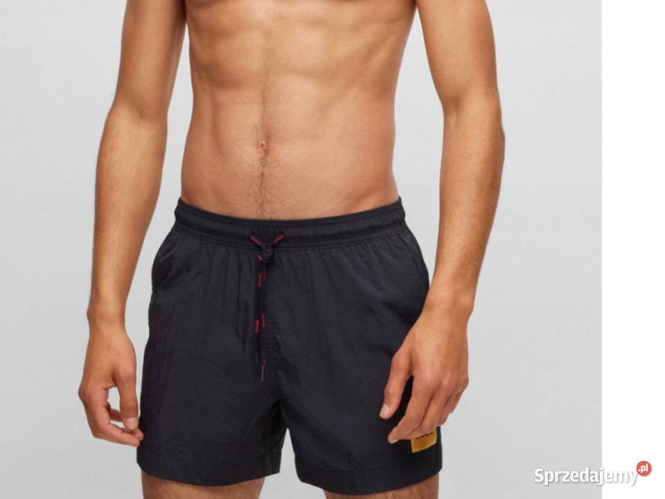 Szorty Kąpielowe Męskie HUGO BOSS M Czarne NOWE Pozostałe Nowa Sól