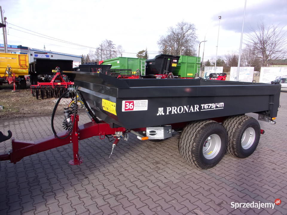 Przyczepa budowlana Tandem wahacz T6794M 85t Opoczno sprzedam