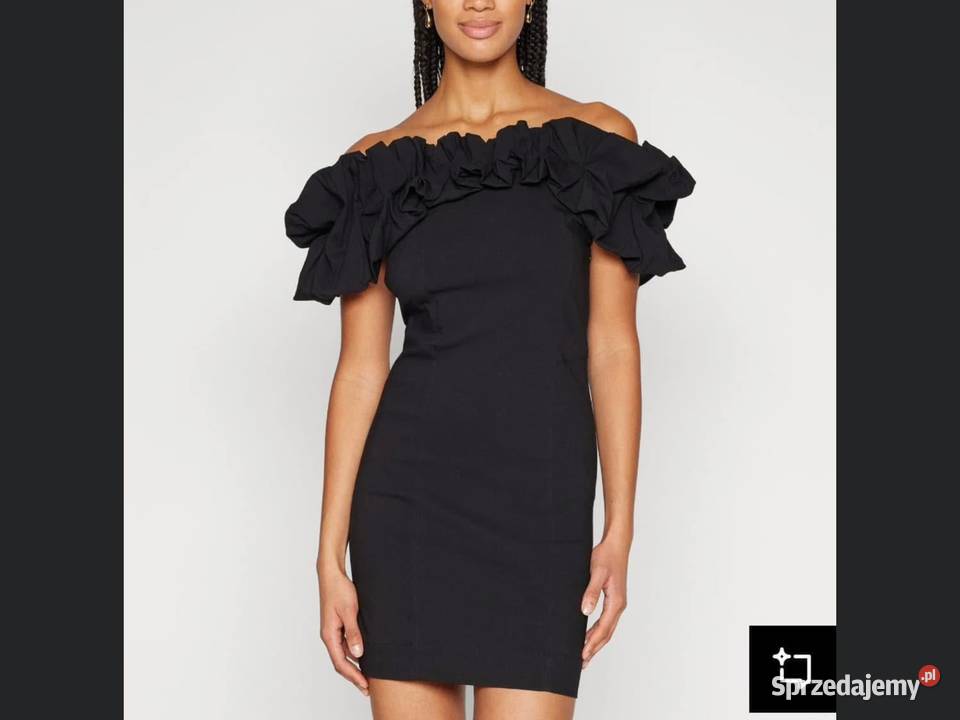 Sukienka Mini Mała Czarna Damska YAS S Nowa Sól