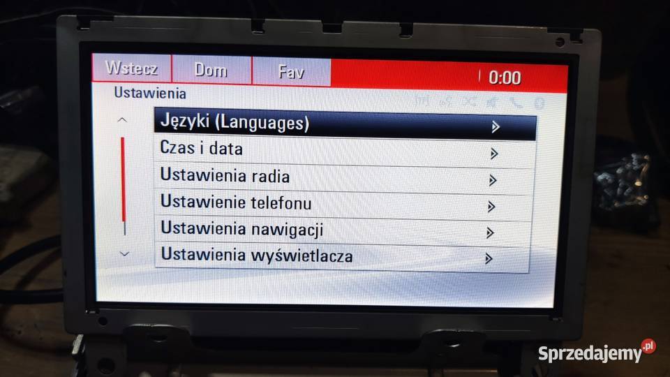 Ekran wyświetlacz radia Zafira C 95247248 Bytom