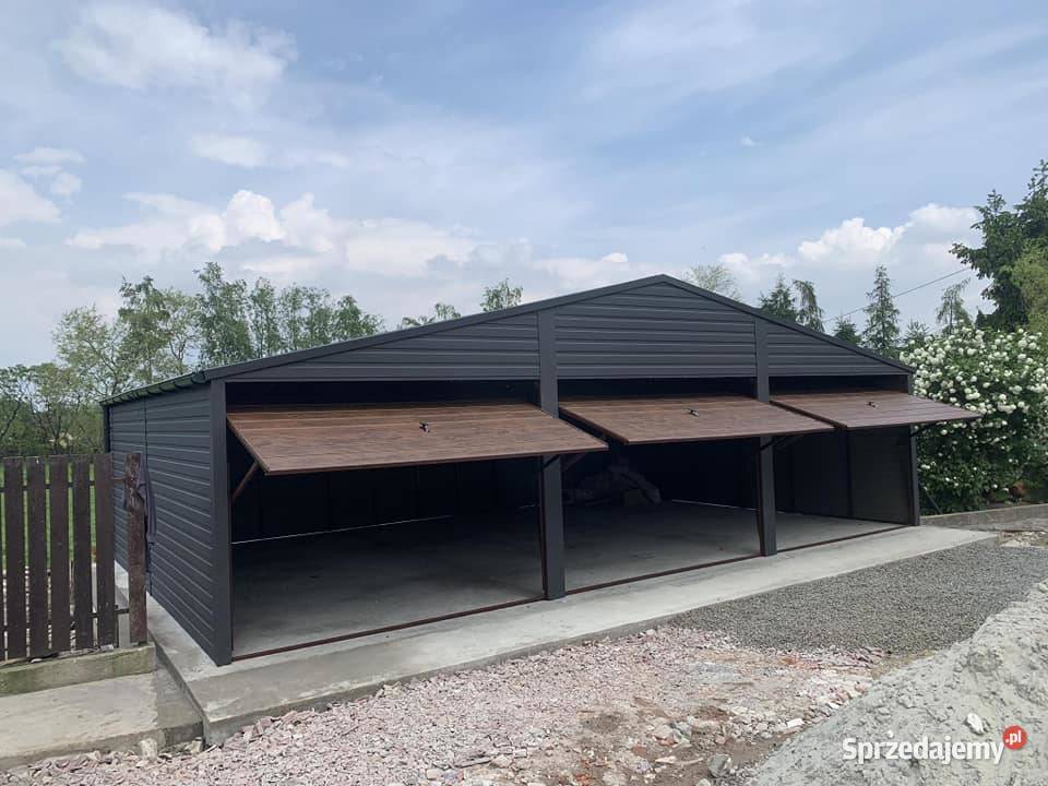 Garaże blaszane PREMIUM każdy wymiar garaży Gdańsk reklama