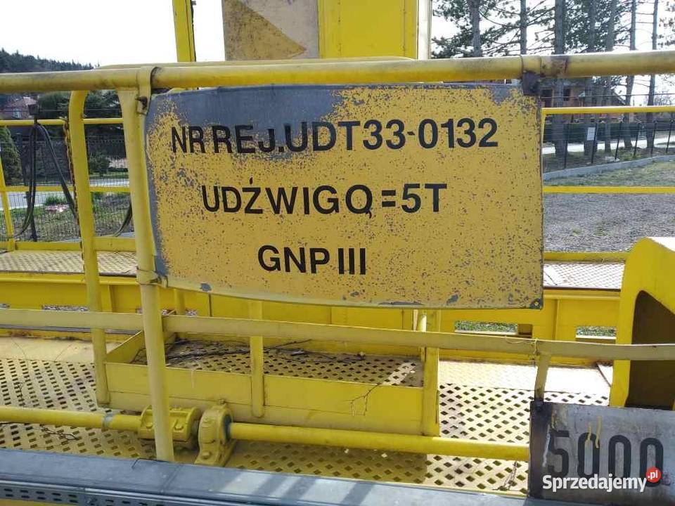 Suwnica pomostowa 5 ton GZUT Produkcja Stary Sącz sprzedam