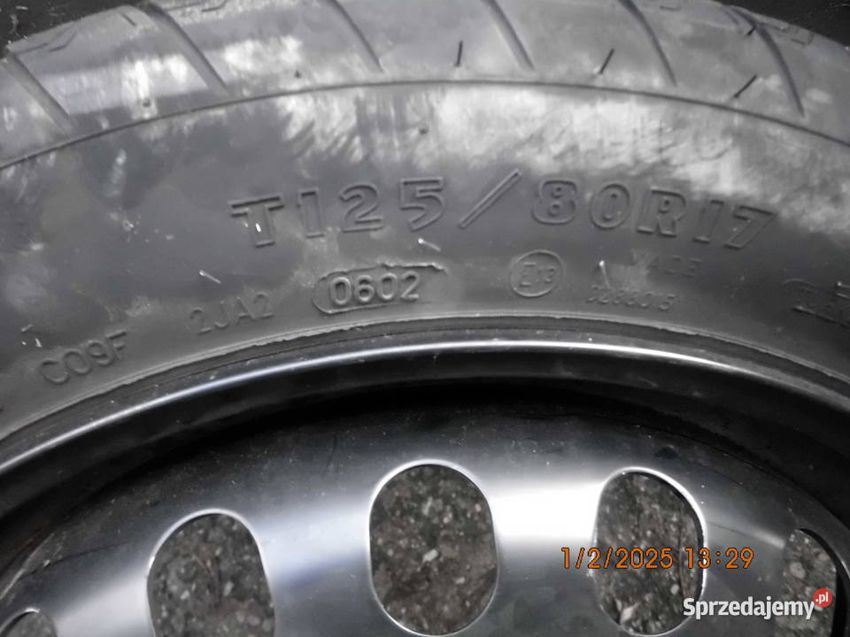 KOLO DOJAZDOWE 5X112 12580 r17 audi Elbląg