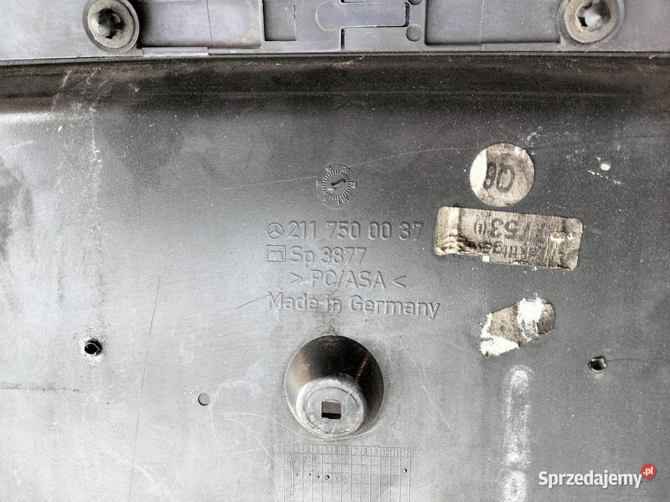 Mercedes W210 W 211 BLENDA NAKŁADKA KLAPY Kamień-Kolonia