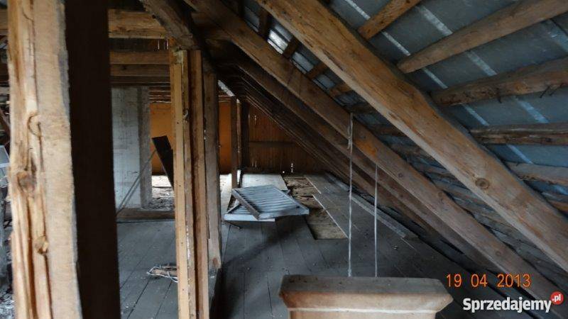 Piękny duży dworek modrzewiowy z 1930r do Augustów