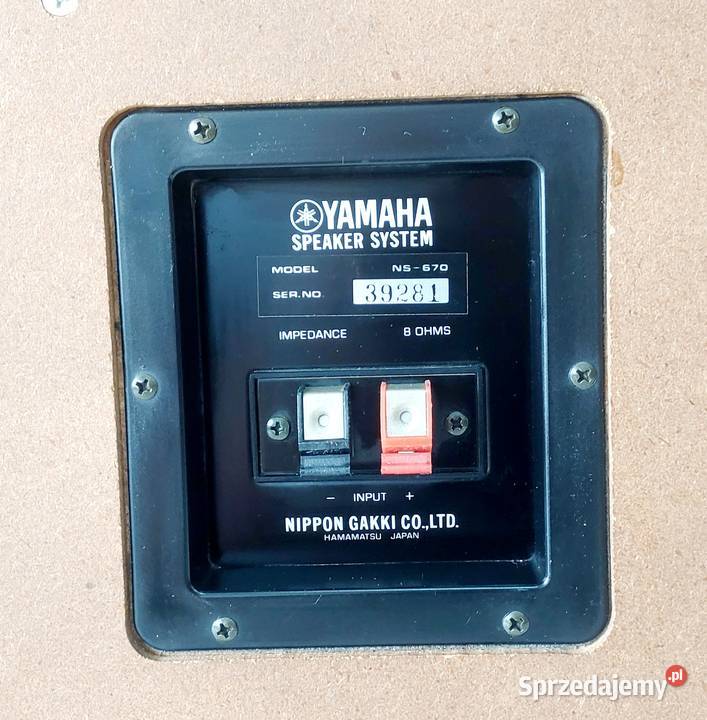 YAMAHA NS670 Genialne Kolumny Głośniki Japońskie Starachowice