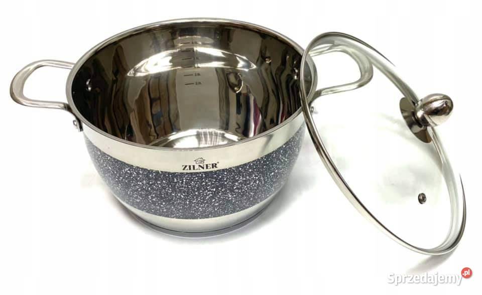 Garnki szare duże szary Ostrów