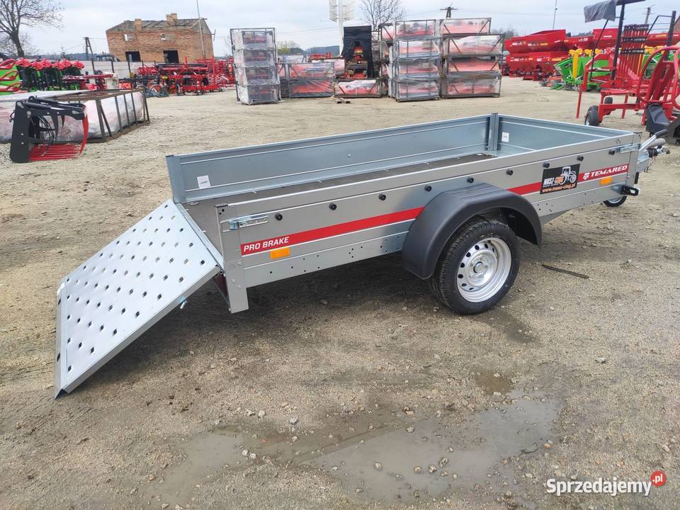 Przyczepka Tema PRO BRAKE 2612 hamowana towarowe Sosnowiec
