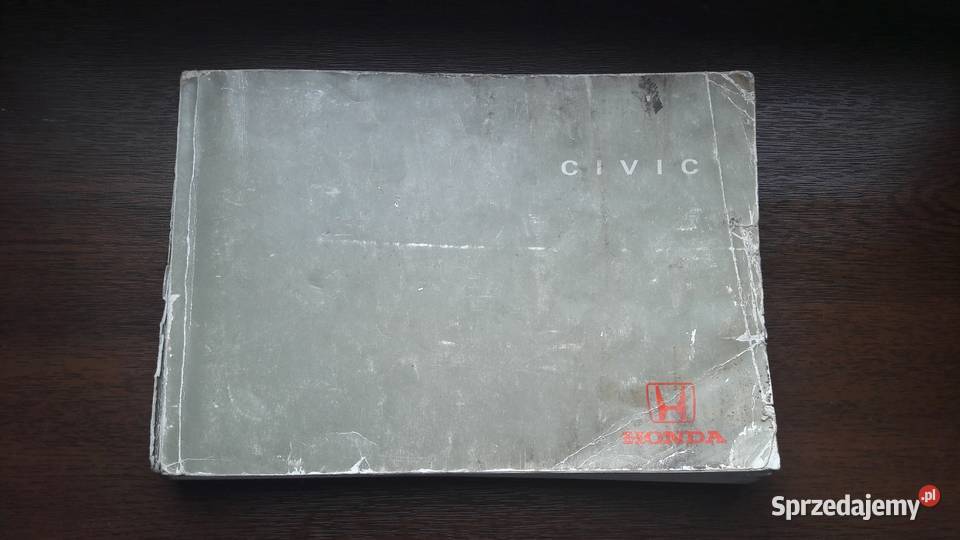 Książeczka instrukcja obsługi Honda Civic w opolskie Głuchołazy