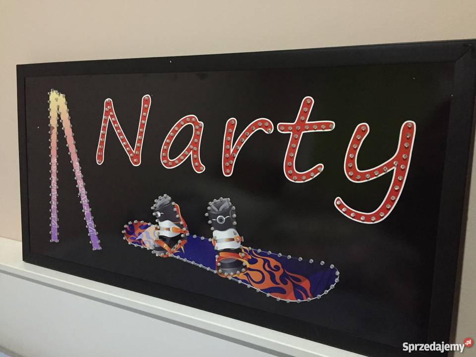 Reklama diodowa LED NARTY 81x40 Pomiechówek