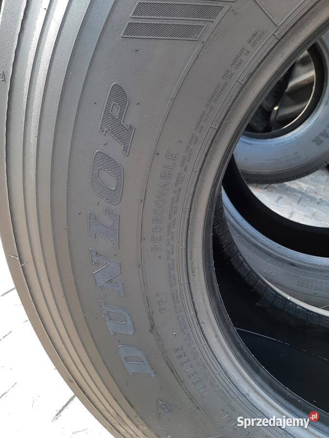 2x Opona używana ciężarowa 38565R225 DUNLOP Ciężarowe podlaskie Zaścianki