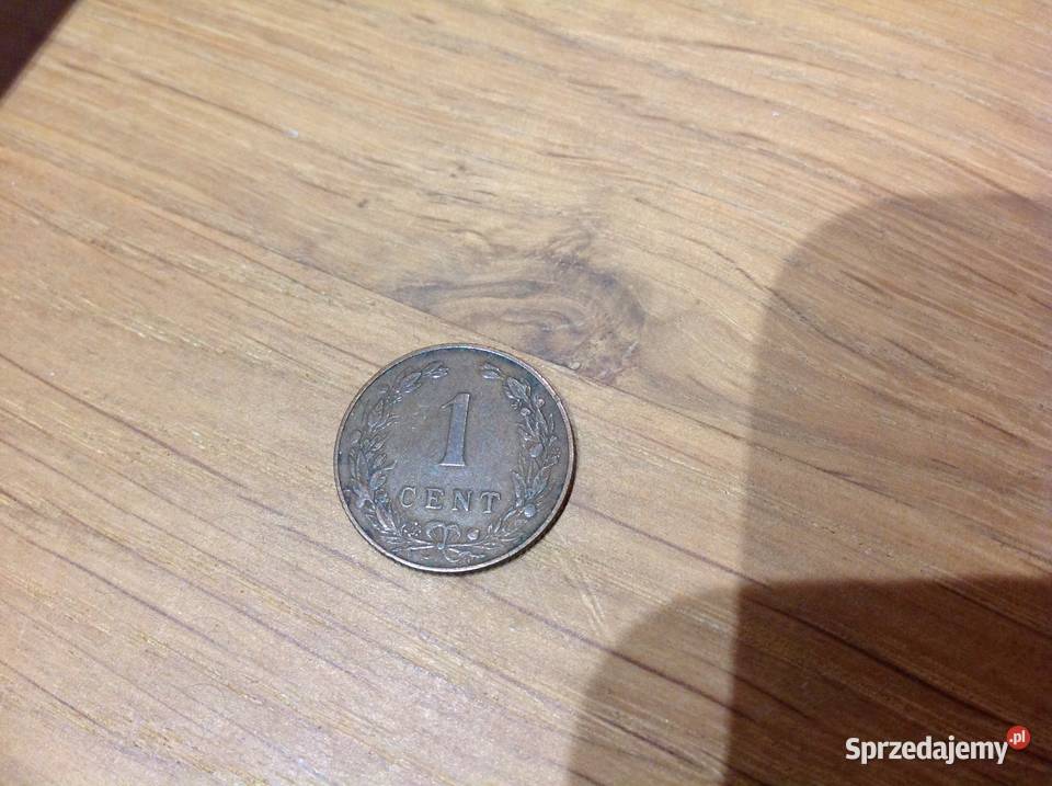 Stara Moneta Holenderska 1 Cent 1902 Nowa Sól
