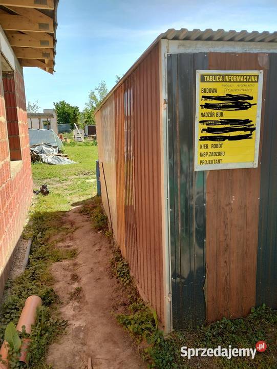 Garaż blaszak samodzielny