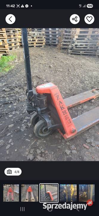 Wozek paletowy uzywany Magazynowanie Legionowo sprzedam