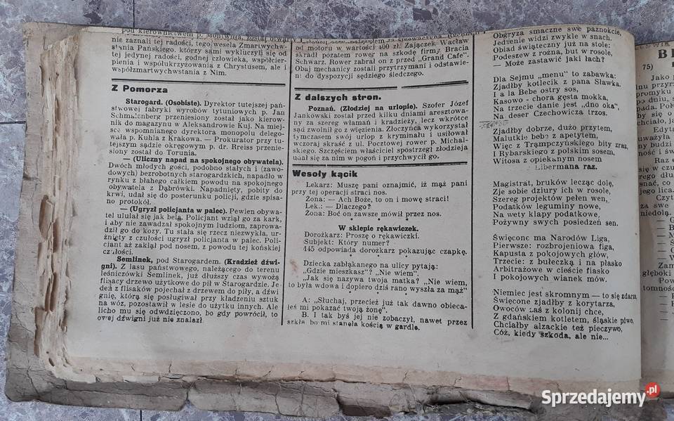 Stasiak Brandenburg wycinki gazet Dziennik pomorskie Tczew