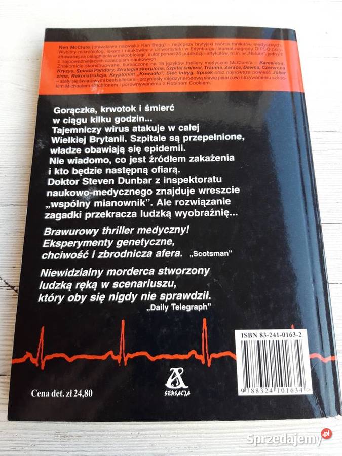 Joker Ken McClure wirus zabójca AMBER 2002 śląskie