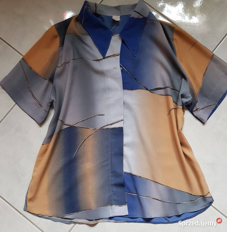 XL bluzka Vintage Retro pastelowa ombre zwiewna Kielce