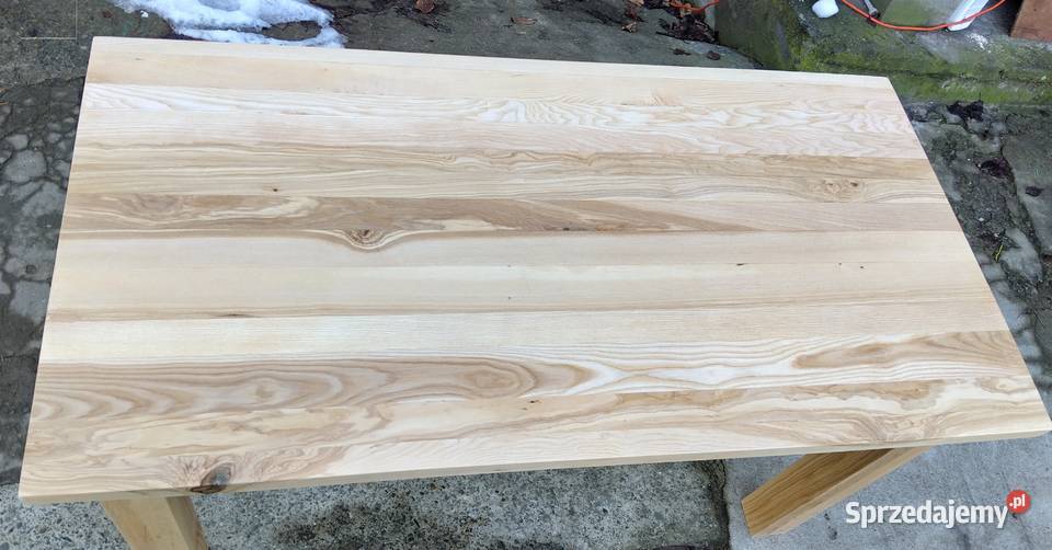 Stylowy Stół jesionowy 100 drewno Balin
