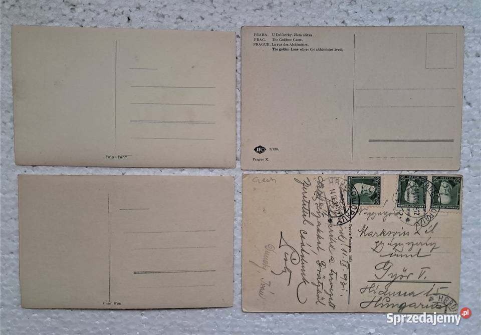 stare pocztówki Czechy Pocztówki i karty telefoniczne