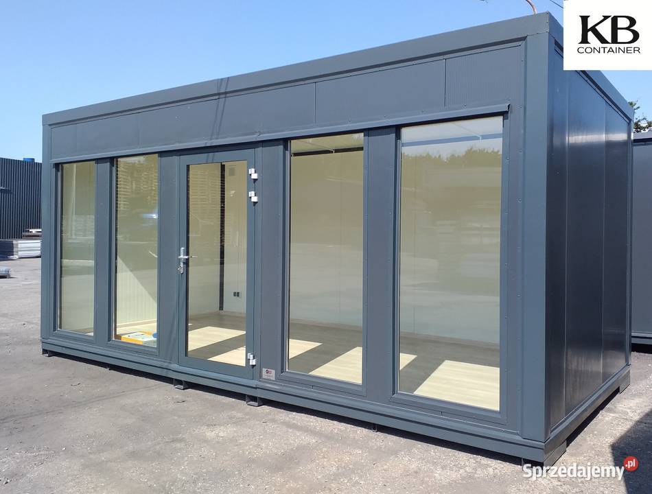 Przeszklone biuro 60 x 30 m Kontener 60 x 30 m z opolskie Kędzierzyn-Koźle sprzedam