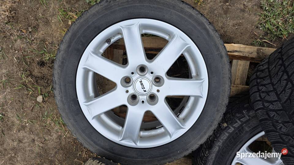 4 kola z oponami zimowymi 16 rozstaw 5x112 Mińsk Mazowiecki