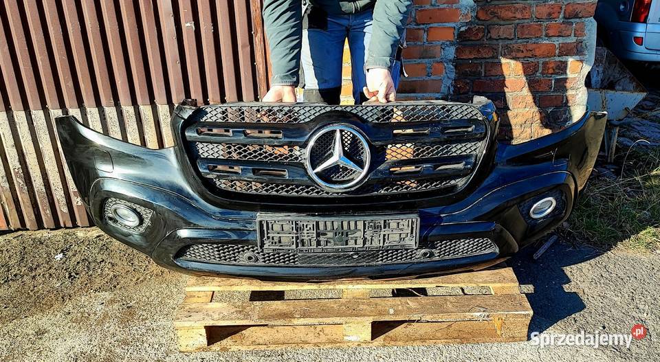 Zderzak przedni Mercedes X Klasa W470 czarny opolskie Krapkowice sprzedam