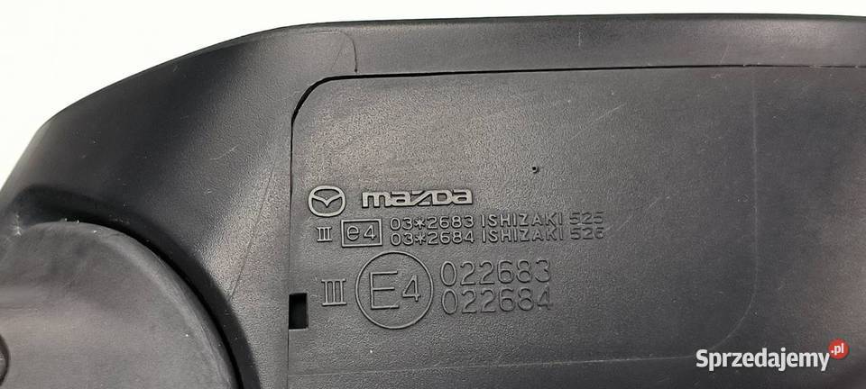LUSTERKO PRAWE MAZDA 6 II PIN 7 Pozostałe kujawsko-pomorskie Lipno