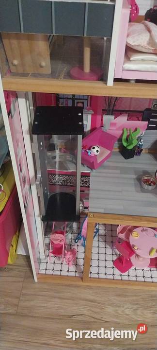 Drewniany domek lalek BARBIE z akcesoriami 150 Pułtusk