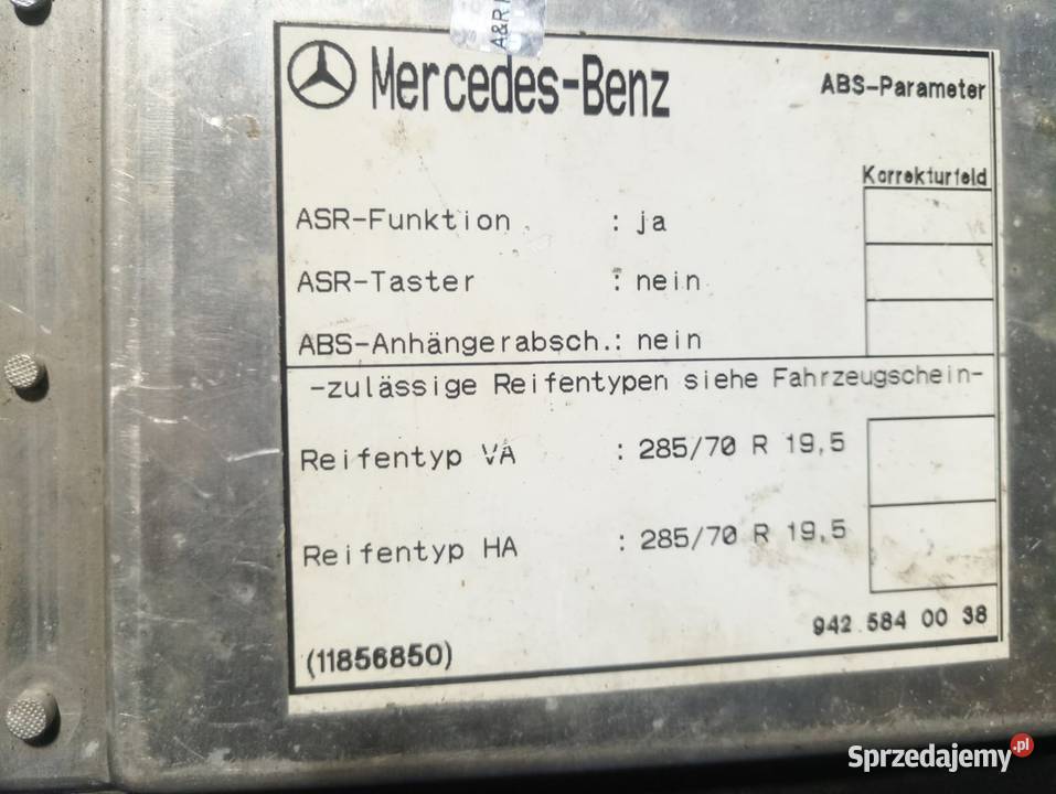 A 0004462914 Atego Sterownik ABSASR