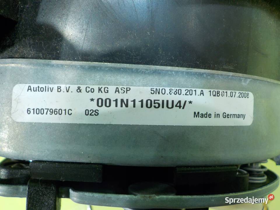 VW TIGUAN I 09r 20 TDI 5D AIRBAG poduszka osobowe Suków