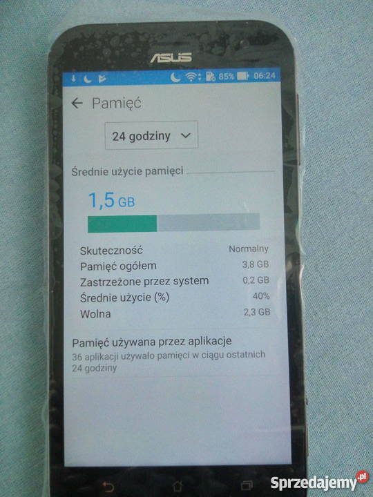 Telefon ASUS z 4GB RAM aparat z zoomem Android