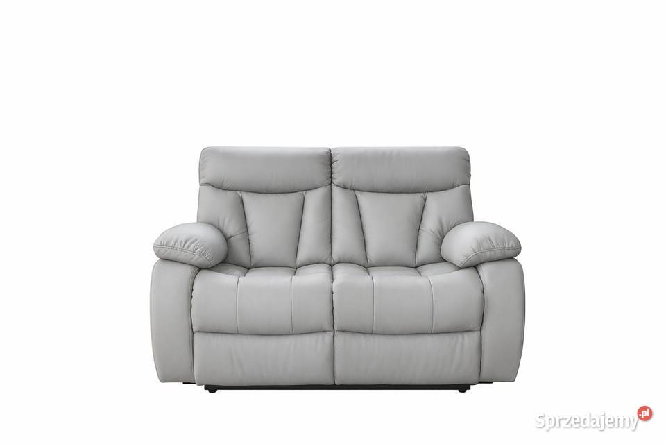 Komplet Granada wygodny 100 skóra naturalna Komplety wypoczynkowe Piasek