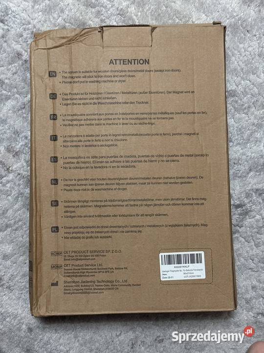 Moskitiera magnetyczna na drzwi łódzkie Łódź