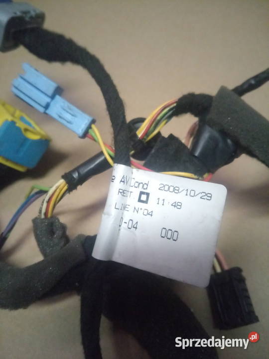 WIĄZKA INSTALACJA DRZWI PRZÓD C4 PICASSO