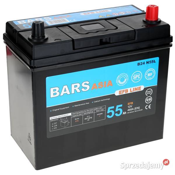 Akumulator Bars EFB LINE 12V 55Ah 460A P BF55B24 Jelcz-Laskowice