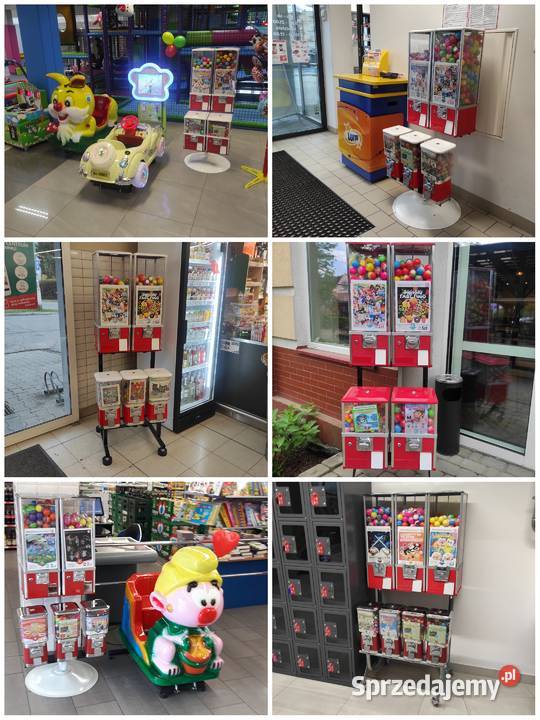 Automat Sprzedający kulki kapsuły piłki Wynajem Pozostałe Krosno