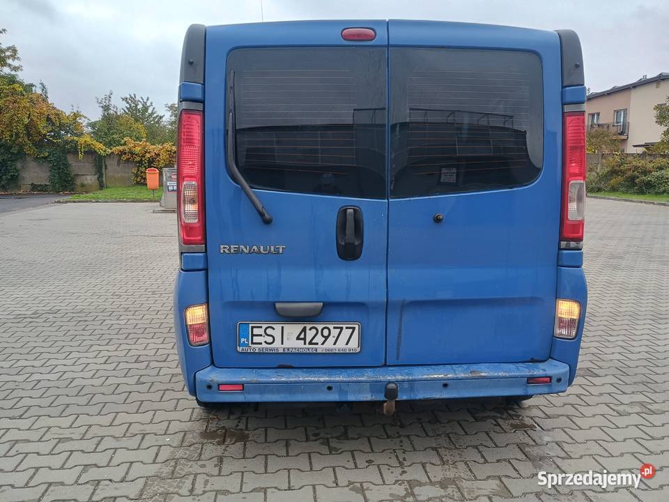 Renault Trafic long 20 dCi 9 miejsc 2007 Sieradz sprzedam