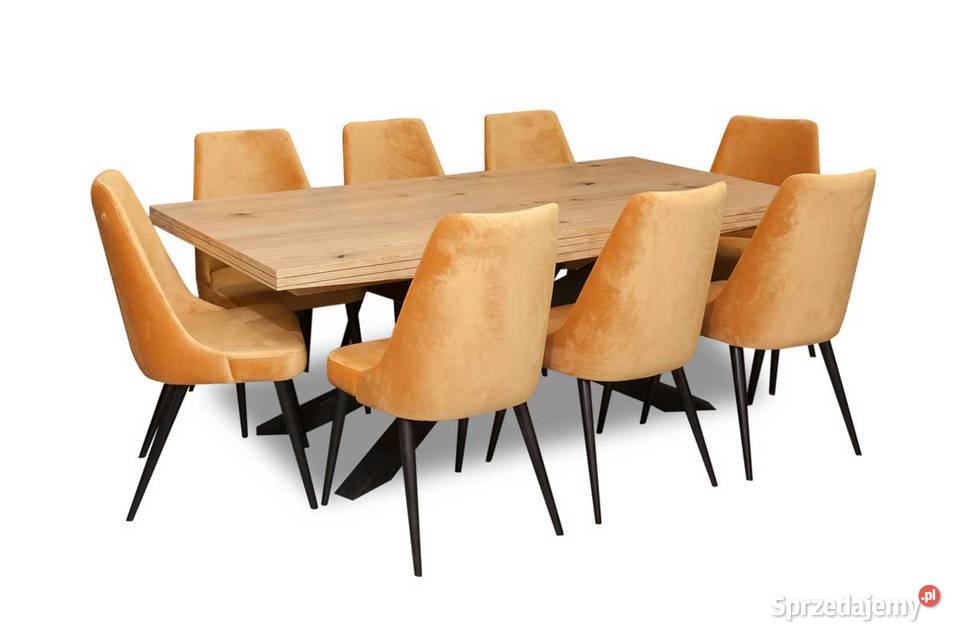 Stół Loftowy FONDO 200300x100 8 krzeseł Siedlce