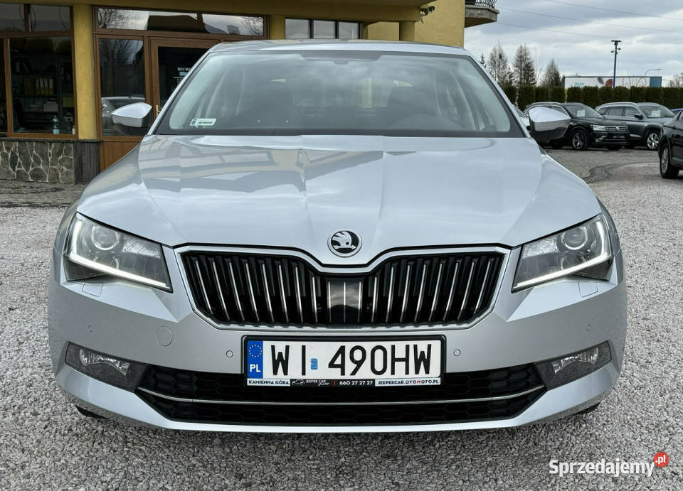 koda Superb Salon LEDNaviPDCSerwisGwarancja III autoalarm dolnośląskie Kamienna Góra