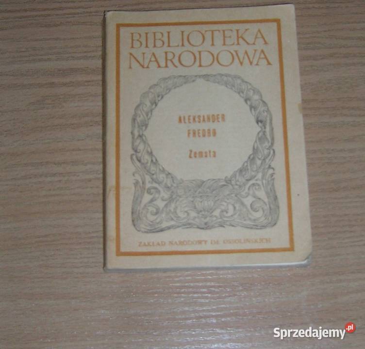 Aleksander Fredro Zemsta wydanie 1986 Szczecin