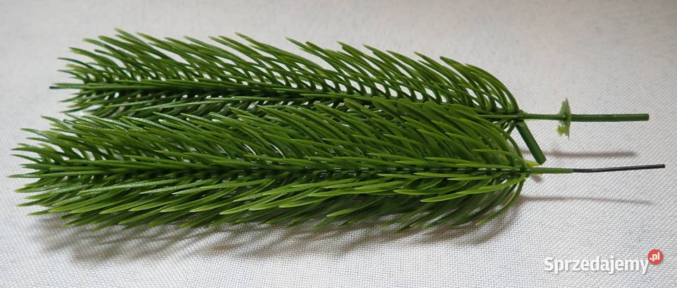 Gałązka świerkowa na drucie sztuczna choinka 19