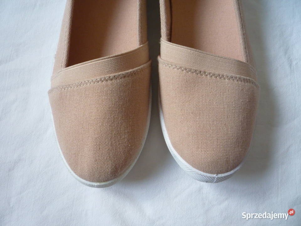 Nowe Cleve 3940 Morelowe baleriny materiałowe Szczecin