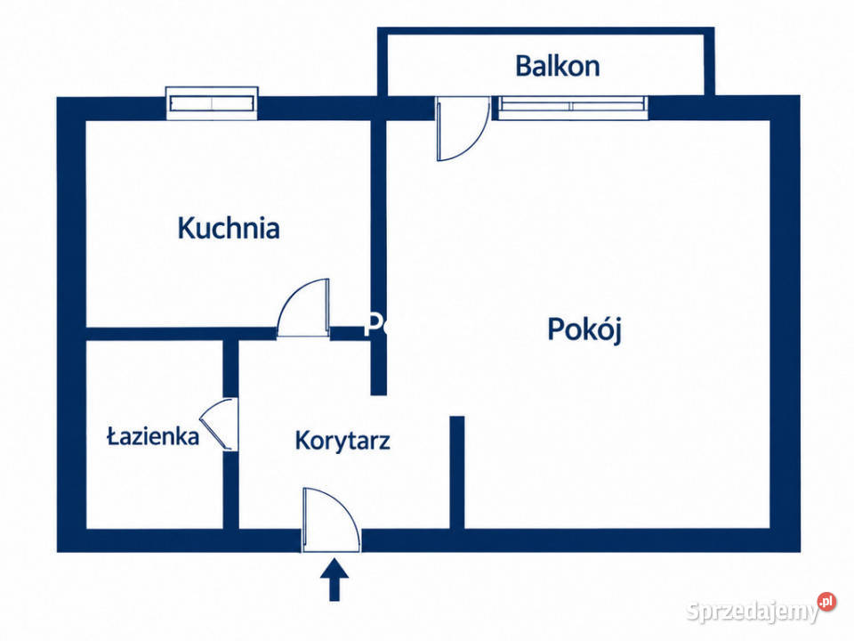 Przestronna kawalerka na 1 piętrze z balkonem Nieruchomości