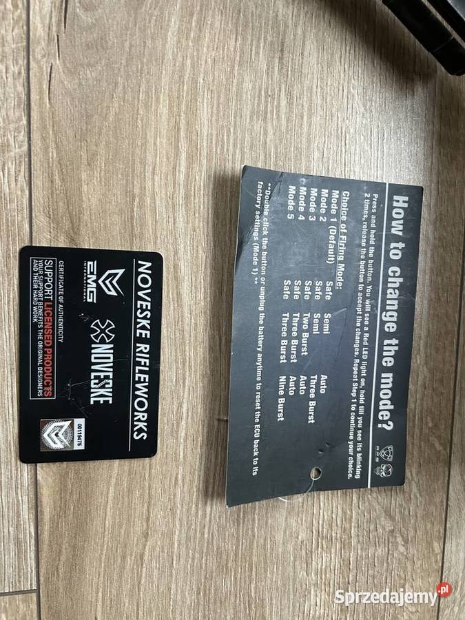 Repilka ASG Noveske Space Invader Pistol TRACER Szczecin