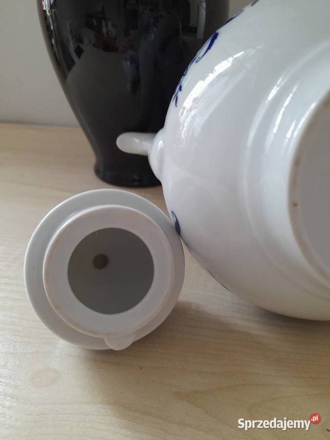 Porcelanowy dzbanek Ilmenau wzór cebulowy dolnośląskie